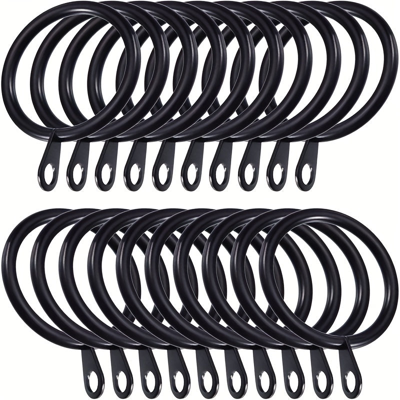 20pcs Metal Shower Curtain Hooks for Bathroom Shower Rods
