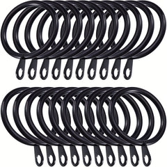 20pcs Metal Shower Curtain Hooks for Bathroom Shower Rods