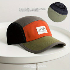 Soft Top Peaked Cap Quick Drying Adjustable Men's Baseball Cap