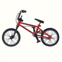 1pc Finger Bicycle Mini Alloy Bicycle Model Gift Decoration Bicycle Toy