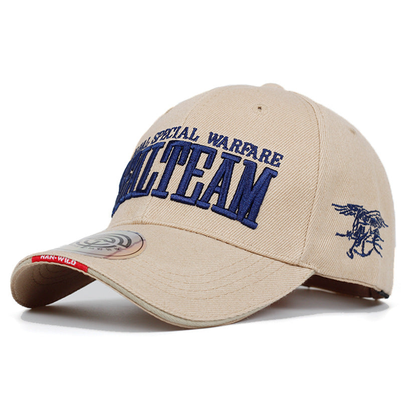 Embroidered Alphabet Baseball Cap Outdoor Cap