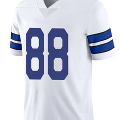 Men's Breathable Rugby Jersey Active V Neck Short Sleeve Uniform