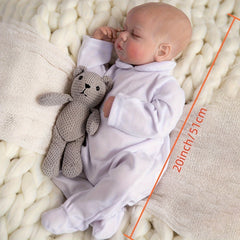 45 72 Cm Lifelike Real Soft Touch 3D Painted Reborn Doll Birthday Gift