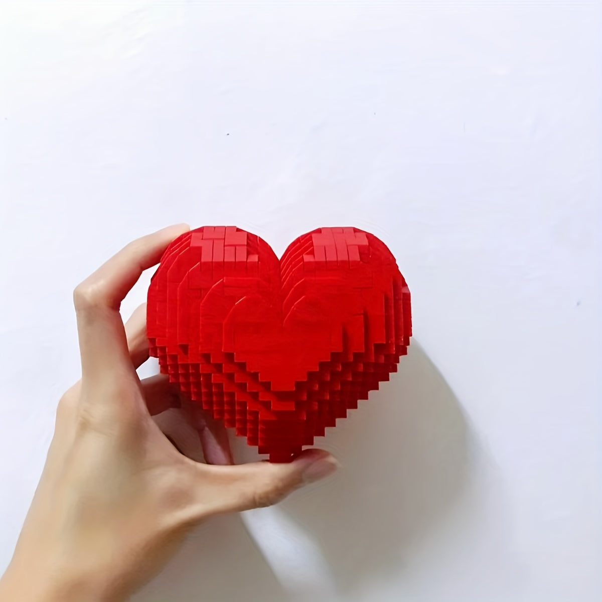 Red Heart Building Blocks Set - Perfect Valentine's Gift