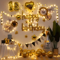 Birthday Balloons Surprise Wall Decor Set