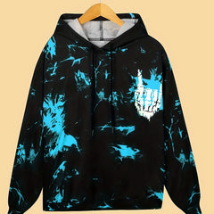 Halloween Skeleton Graphic Long Sleeve Hooded Sweatshirt Women's Sports Hoodie