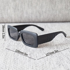 Kids Retro Square Frame Sunglasses UV Protection