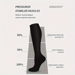 Copper Compression Socks 10-20 mmHg Knee High for Women Men