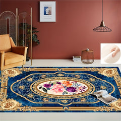 Boho Anti Fatigue Kitchen Rug Soft Faux Sheepskin Floor Mat Vintage Design