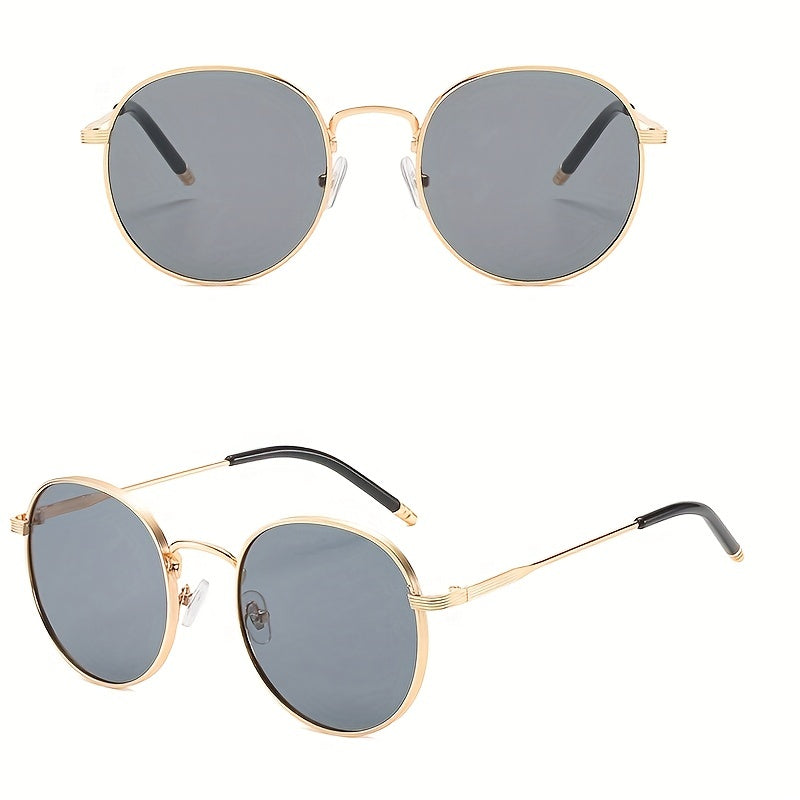 Vintage Round Frame Sunglasses