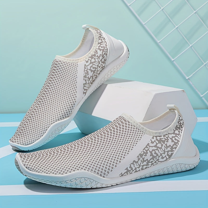 Men's Breathable Plaid Water Shoes for Hiking Fitness