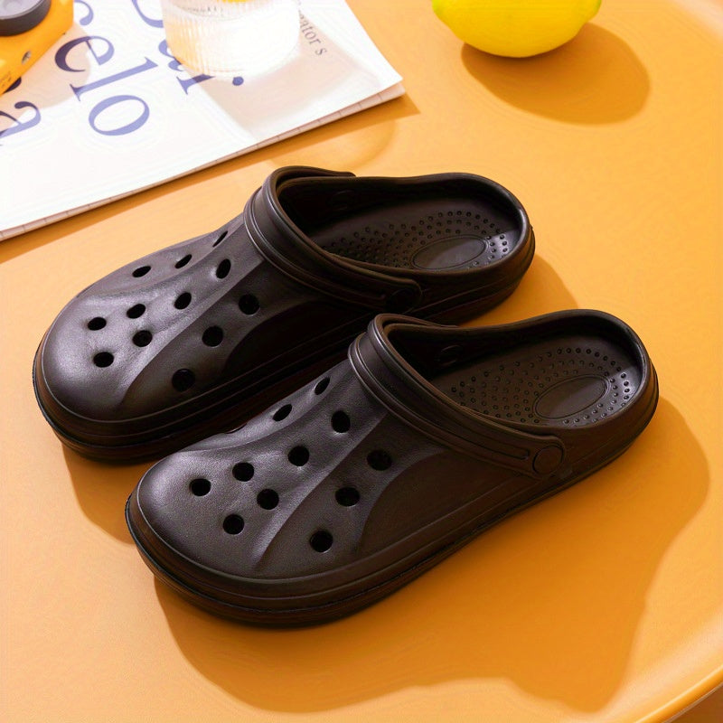 Unisex Lightweight Comfy Clogs Hollow Out Non Slip Garden Shoes