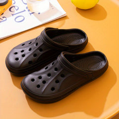 Unisex Lightweight Comfy Clogs Hollow Out Non Slip Garden Shoes