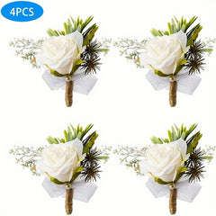 Artificial Flower Wrist Corsage Wedding Prom Decoration