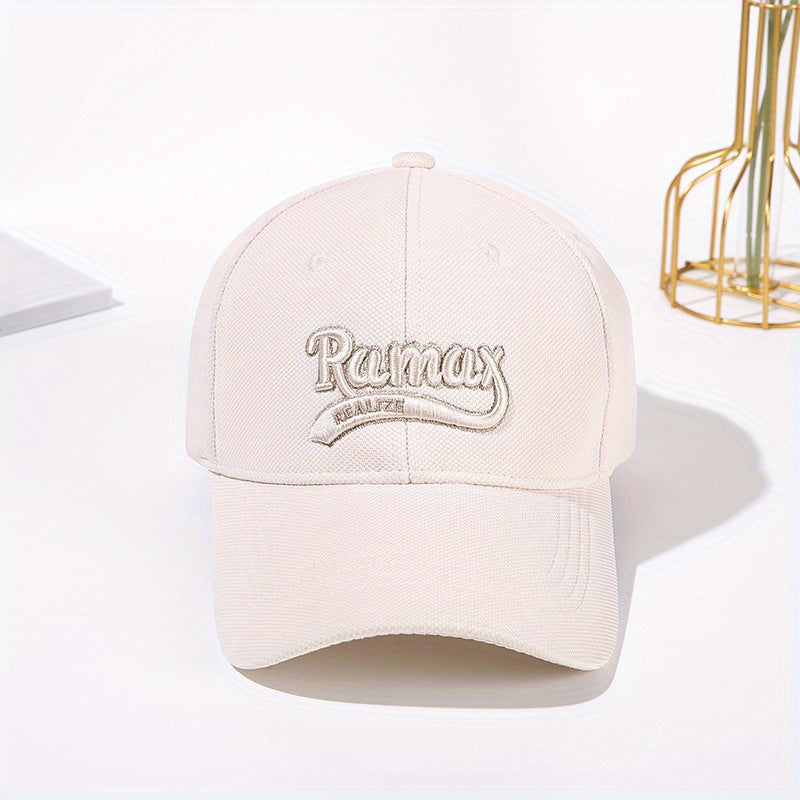Letter Embroidery Baseball Cap Unisex Sun Hat Lightweight Adjustable Dad Hats