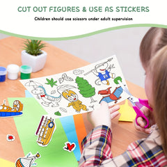Creative Doodle and Painting Roll for Kids, 3m Expanded Doodle Paper