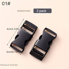 2pcs Adjustable Side Release Buckles Repairing No Sewing Clips S