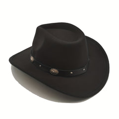 Vintage Felt Wide Brim Hat Western Cowboy Hat