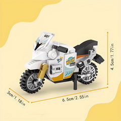 Car Building Blocks Small Particle Toy Models Mini Ornaments Holiday