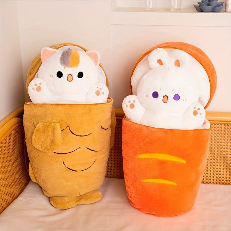 Cat Plush Toy Soft & Cozy Stuffed Animal with Expressive Eyes