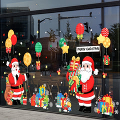XL Double Sided Christmas Window Clings - Adorable Decorative Stickers