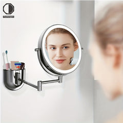 Wall Mounted Makeup Vanity Mirror with Lights 10X Magnifying Mirror