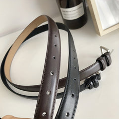 Square Pin Buckle PU Belt for Women
