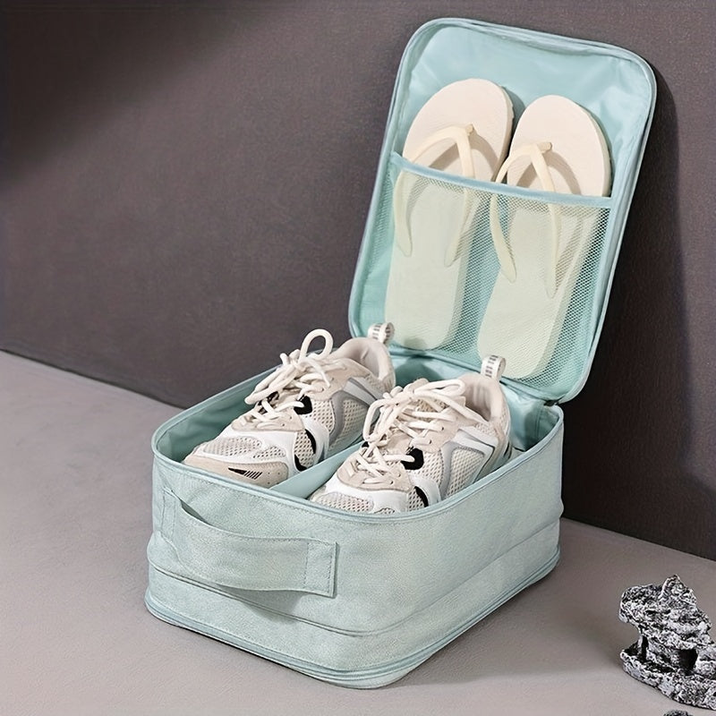 Portable Travel Shoes Storage Bag Dustproof Shoes Packing Cube Foldable
