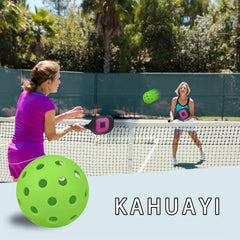 12pcs 40 Holes Outdoor Pickleball Balls High Bouncy Durable Balls