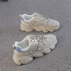 Women's Breathable Mesh Platform Sports Shoes