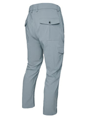 Men's Street Style Cargo Pants with Classic Pockets, Medium Stretch