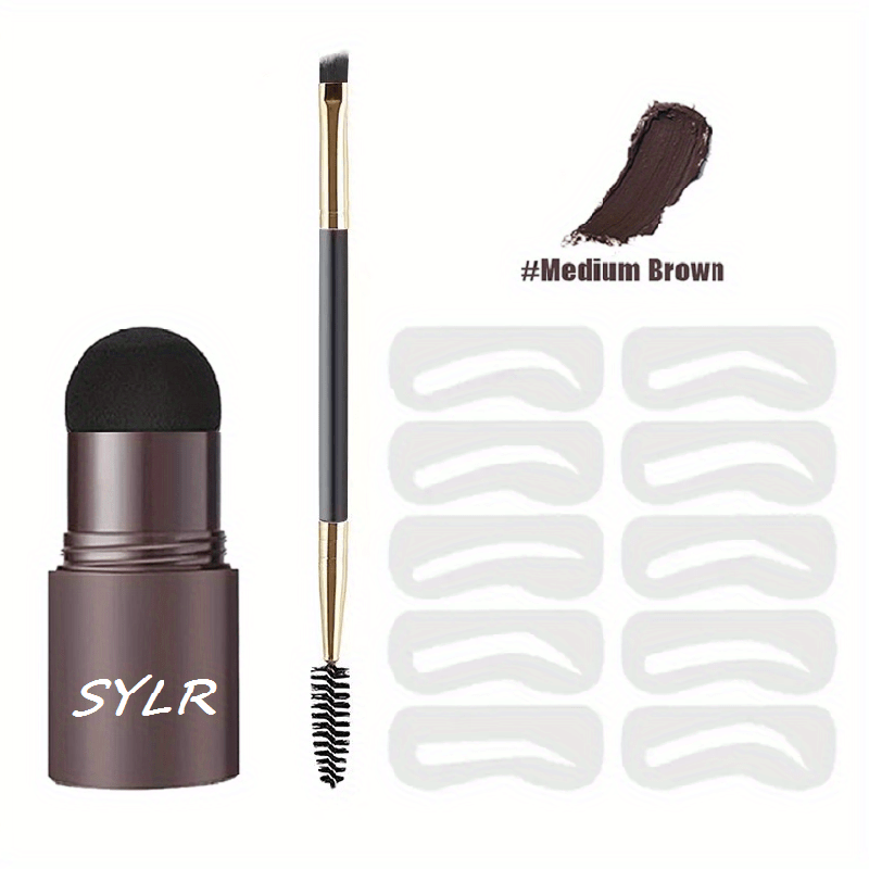 Waterproof Eyebrow Stamp Set Light Brown