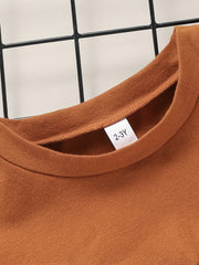 Boys Block Long Sleeve Shirt And Jogger Pant Set