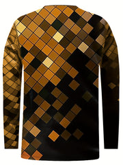 Plaid Print Asymmetrical Neck Sweatshirt for Women