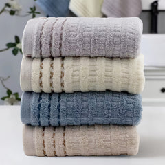 4pcs Absorbent Soft Cotton Hand Towels 33X69cm Home Gym Spa Colors