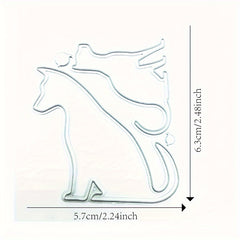 1pc Metal Cutting Dies Stencils for DIY Scrapbook Cat Dog Card Making