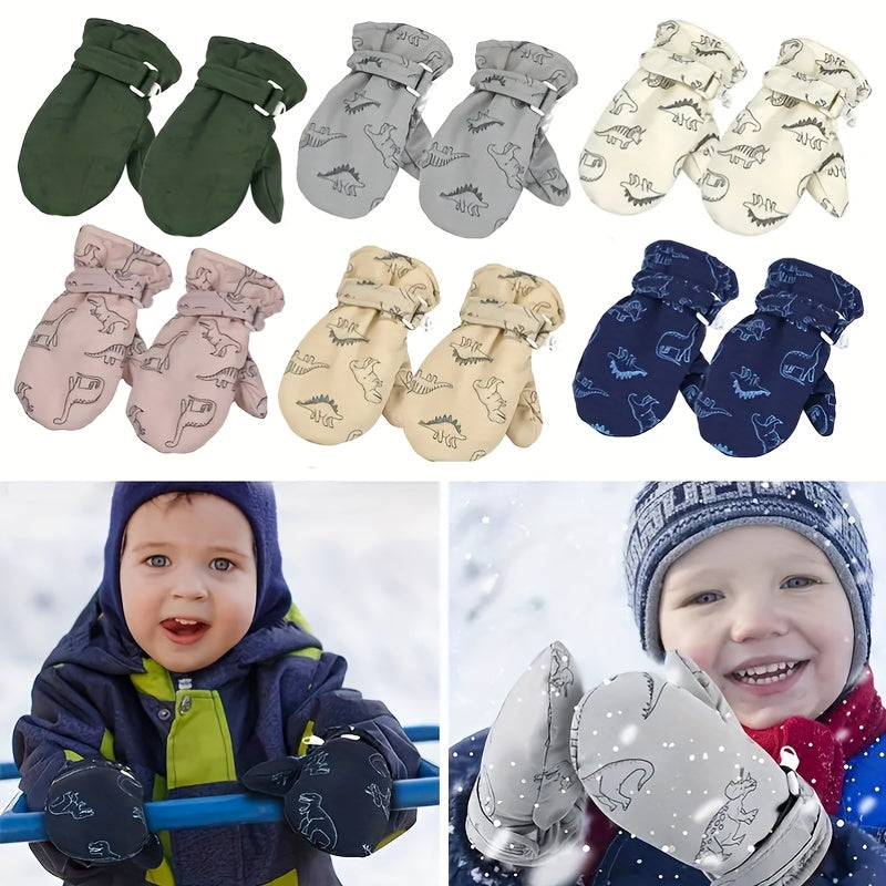 Kids Winter Skiing Gloves Coldproof Thickened Autumn Gloves
