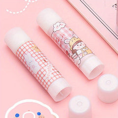 2pcs Cartoon Solid Glue Sticks High Viscosity