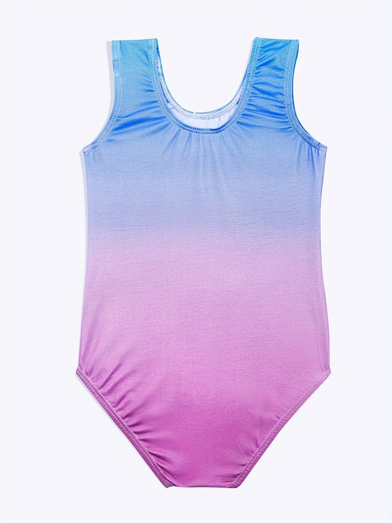 Pony Print Sleeveless Kids Gymnastics Bodysuit