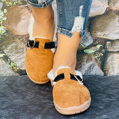 Women's Snow Boots Warm Slippers Love Decoration