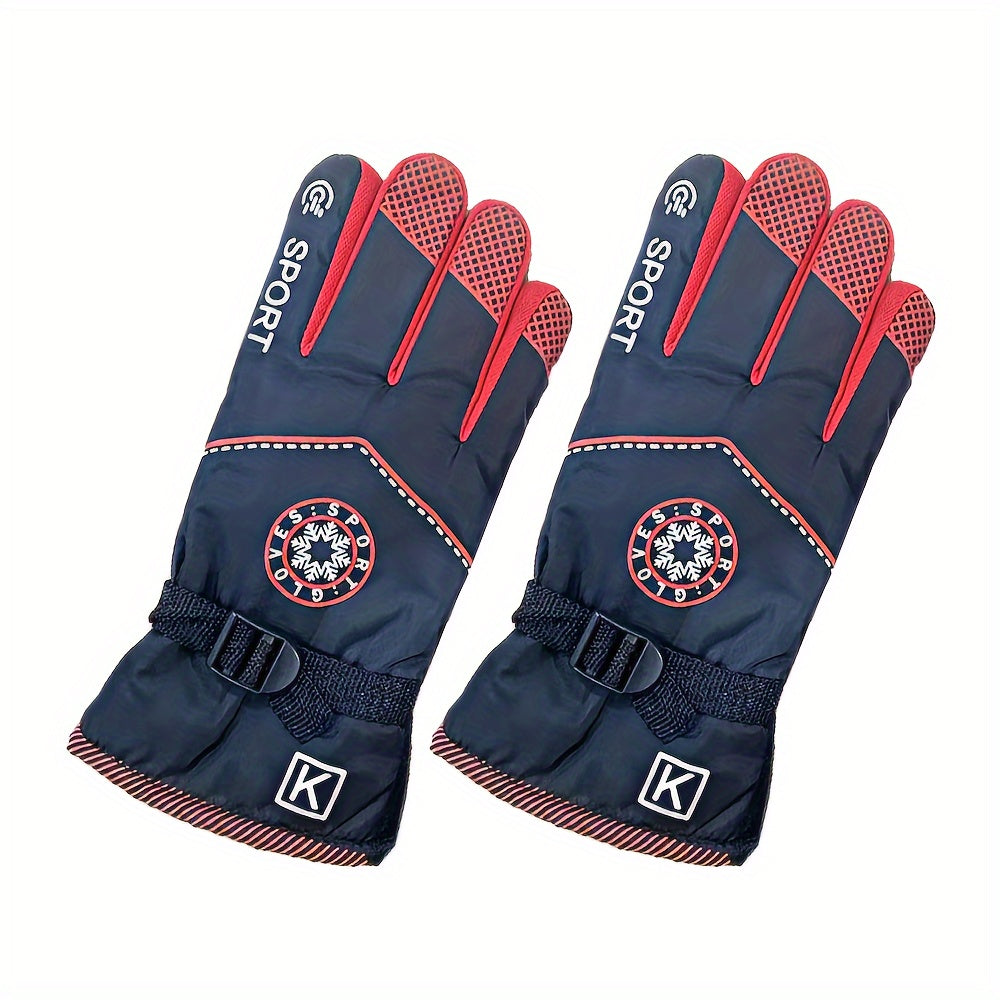 Winter Fleece Lined Waterproof Touch Screen Gloves