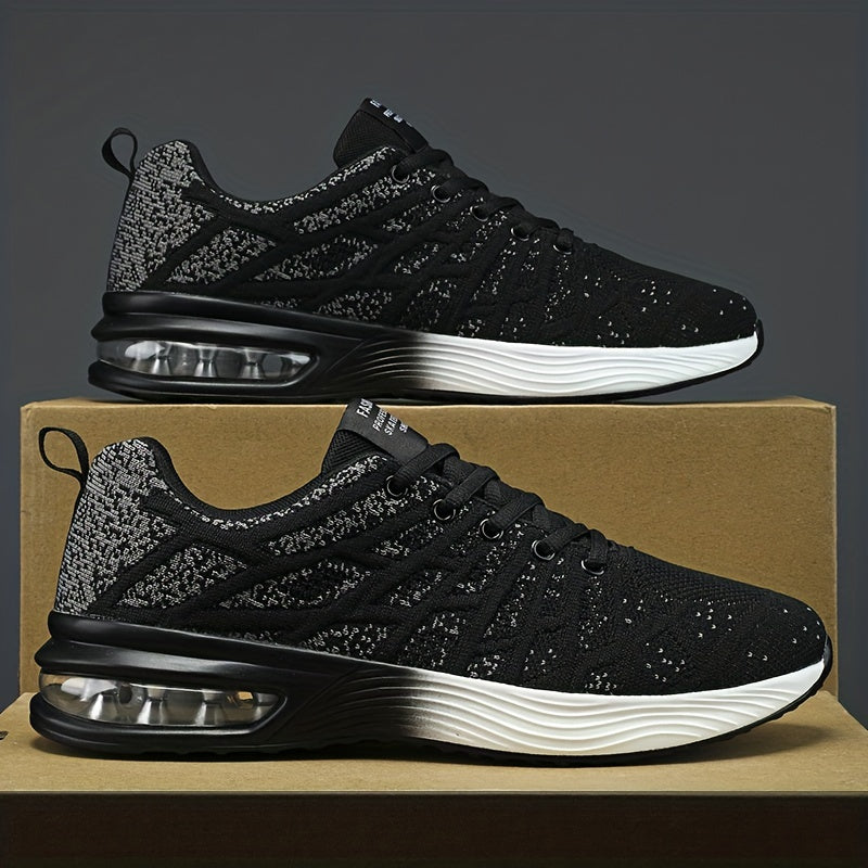 Men's Ombre Lace up Sneakers Athletic Shoes Air Cushion