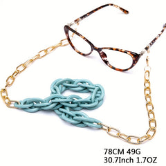 Acrylic Eyeglasses Lanyard Strap Anti Slip Glasses Chain Face Covering Retainer