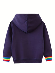 Boys Cartoon Car Hooded Sweatshirt