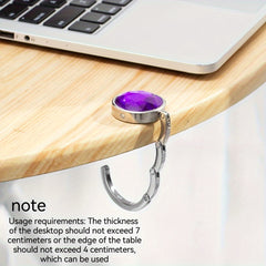 Foldable Handbag Hook Key Ring Table Hook Home Organizer