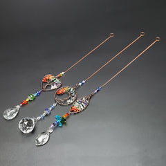 1pc Christmas Crystal Hanging Decoration Window Car Decoration