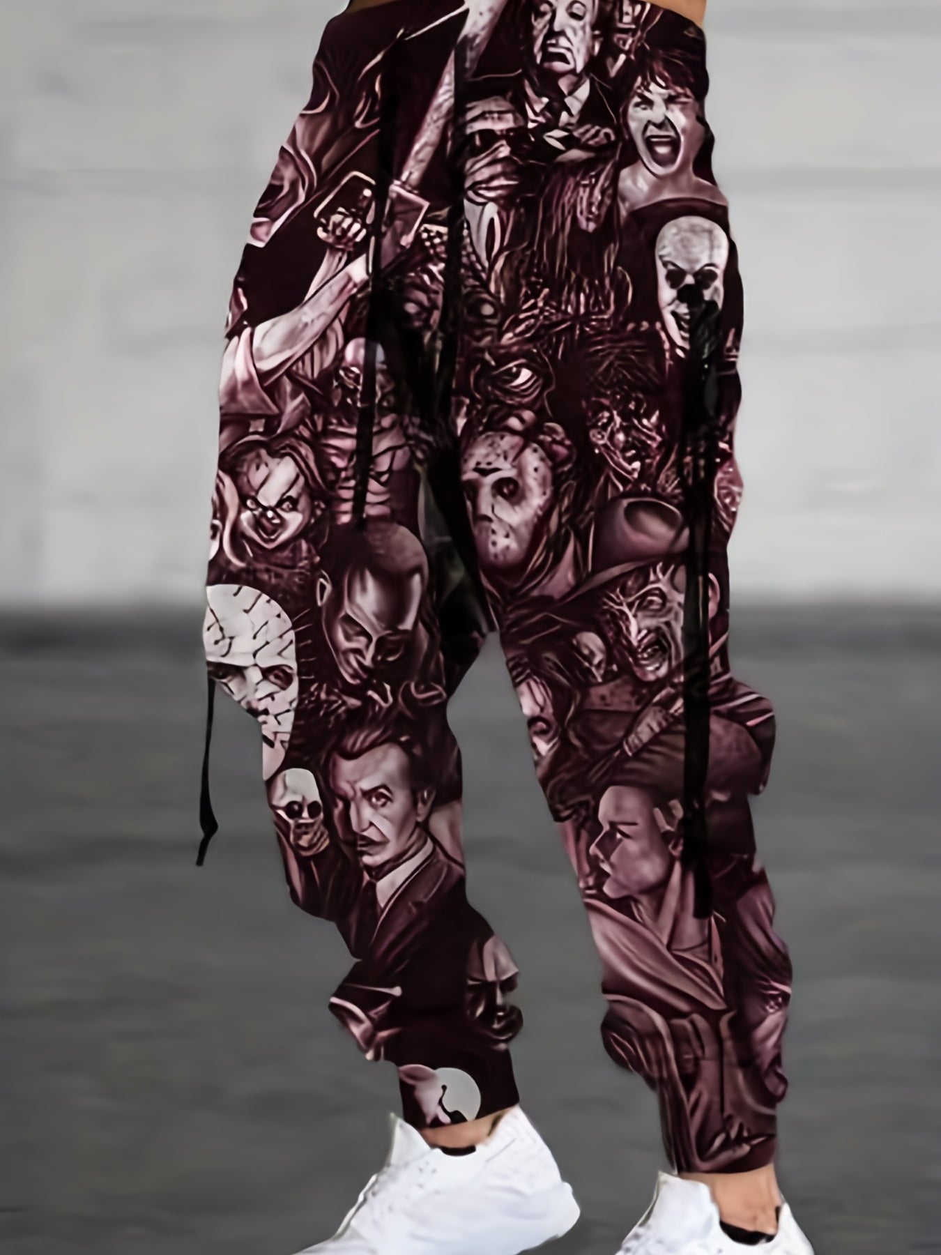 Villains All Over Print Men's Comfy Jogger Pants