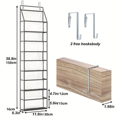 Over The Door Hanging Pantry Organizer 5 Shelf Storage