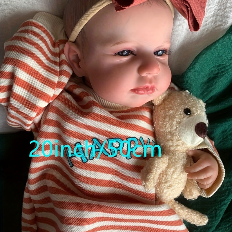 20-inch Newborn Baby Doll Lifelike Reborn Soft Touch Cuddly Doll