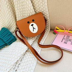 Cute Dino Bear Rainbow Coin Purse Wallet Crossbody Bag